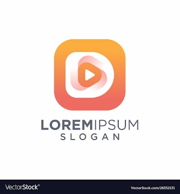 Media logo design vector image
