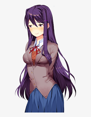 Medialewd - Doki Doki Literature Club Yuri - Free Transparent PNG ...
