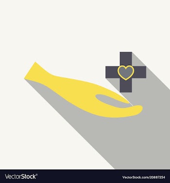 Medic clean logo template design vector image