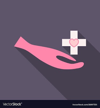 Medic clean logo template design vector image