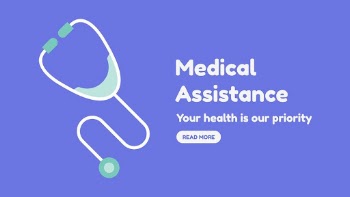 Medical assistance blog banner template, | Free Vector Template - rawpixel