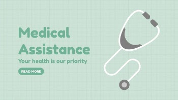 Medical assistance blog banner template, | Free Vector Template - rawpixel