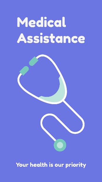 Medical assistance Facebook story template, | Free Vector Template - rawpixel