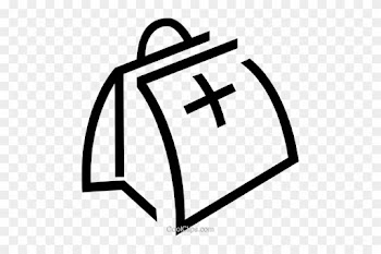 Medical Bag Royalty Free Vector Clip Art Illustration - Maleta De Medicomedica Png