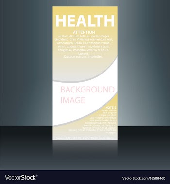 Medical brochure flyer design template a4 size vector image