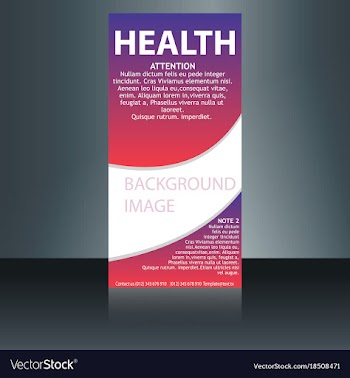 Medical brochure flyer design template a4 size vector image
