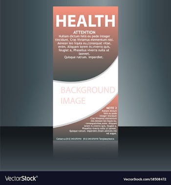 Medical brochure flyer design template a4 size vector image