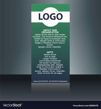 Medical brochure flyer design template a4 size vector image