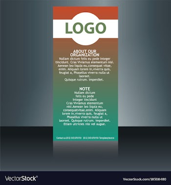 Medical brochure flyer design template a4 size vector image