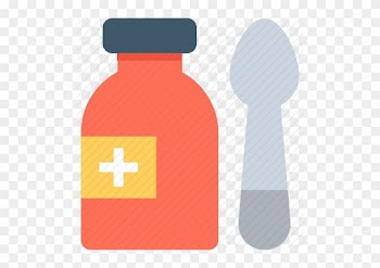 Medical By Vectors Market Liquid Medication Syrup - Cross