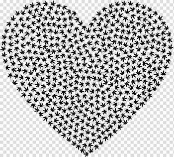 Medical cannabis Valentine's Day Joint Kush, cannabis transparent background PNG clipart