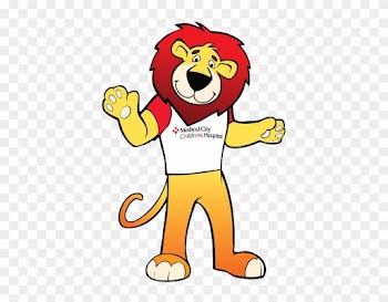 Medical City Dallas Hospital Lion Art Line Clip Art - 250 Custom Lion Special Shape Fan- Paper Products