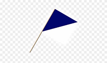 Medical Flag Blue &amp; White Medical Flag Used If Medical - Triangle
