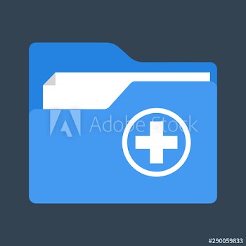 Medical folder icon