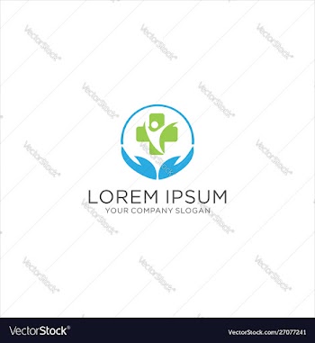 Medical health care logo icon design stock vector image