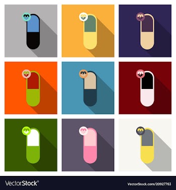 Medical heart pill sign icon pharmacy medicine vector image