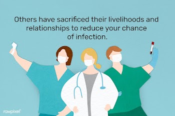 Medical heroes are sacrificing their lives to help us. This image is p.. | Free  illustration - 2331961