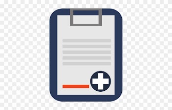 Medical History On Clipboard Icon - Medical History