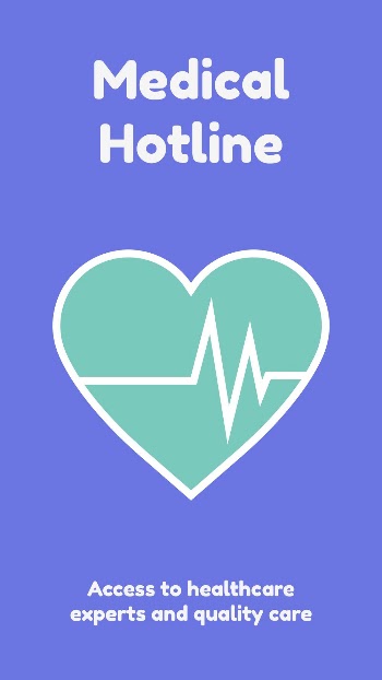 Medical hotline Facebook story template, | Free PSD Template - rawpixel
