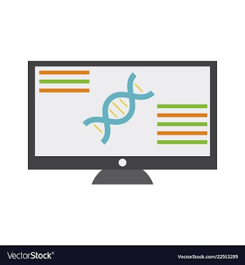 Medical icon set and brain with dna pain and vector image