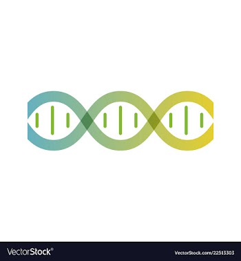 Medical icon set and brain with dna pain and vector image