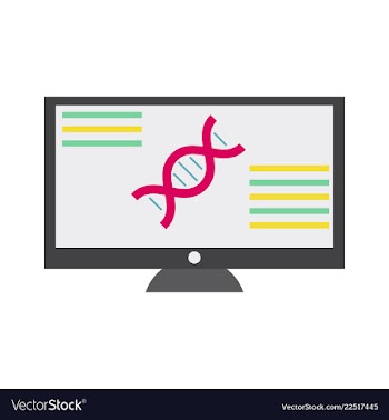 Medical icon set and brain with dna pain and vector image