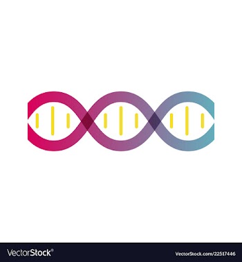 Medical icon set and brain with dna pain and vector image