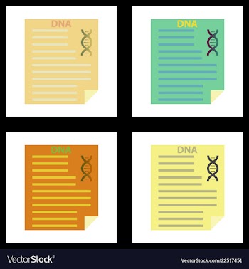 Medical icon set and brain with dna pain and vector image