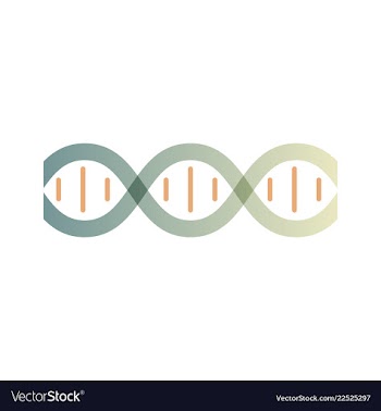 Medical icon set and brain with dna pain and vector image