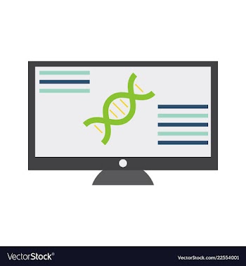 Medical icon set and brain with dna pain and vector image