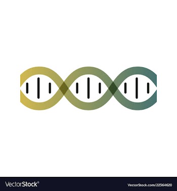 Medical icon set and brain with dna pain and vector image