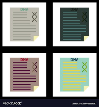 Medical icon set and brain with dna pain and vector image