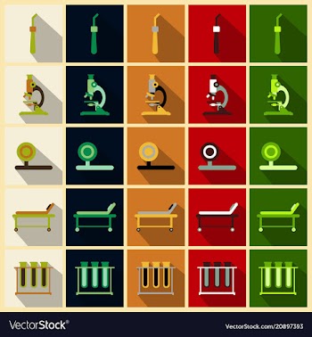 Medical icons on background medicine symbols vector image