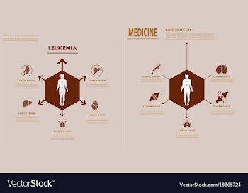 Medical infografics health problems health vector image
