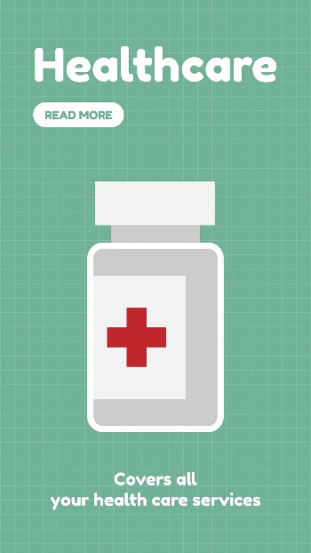 Medical insurance Facebook story template, | Free Vector Template - rawpixel