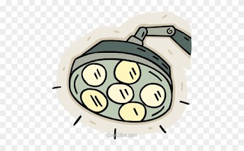 Medical Lamp, Surgical Lights Royalty Free Vector Clip - Operating Room Lights Clipart