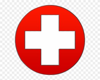 Medical Ninjutsu - Drapeau Suisse Rond