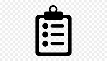 Medical Notes Symbol Of A List Paper On A Clipboard - Simbolo Lista