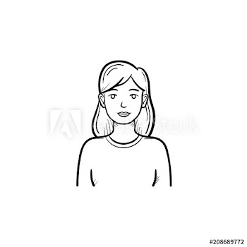 Medical nurse hand drawn outline doodle icon