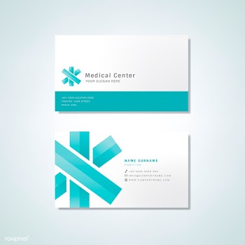 Medical professional business card design moc.. | Free stock vector - 516118