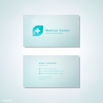 Medical professional business card design moc.. | Free stock vector - 516119