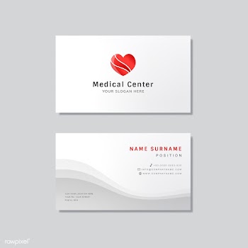 Medical professional business card design moc.. | Free stock vector - 516125