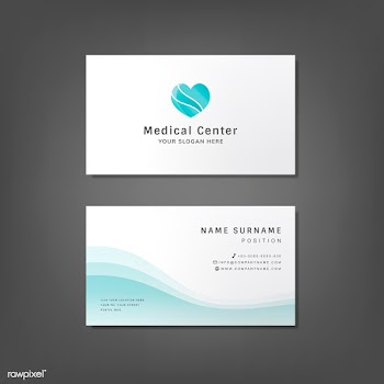 Medical professional business card design moc.. | Free stock vector - 516131