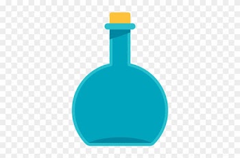 Medical Round Flask Icon Transparent Png - Flask Blue Red Png