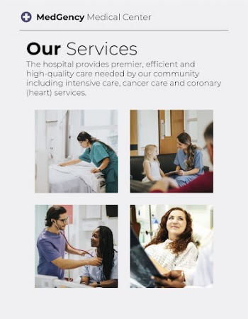 Medical services flyer template, hospital | Free PSD Template - rawpixel