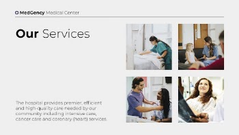 Medical services presentation template, healthcare | Free Vector Template - rawpixel
