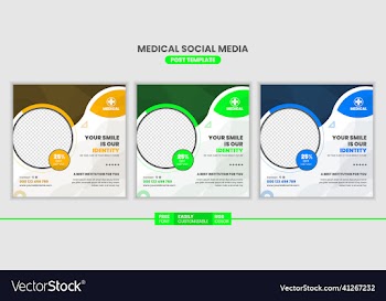 medical social media post template