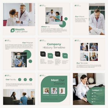 Medical social media post template, | Free Vector - rawpixel