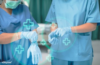 Medical staff wearing gloves to prevent coronavirus contamination | Free  photo - 2314664