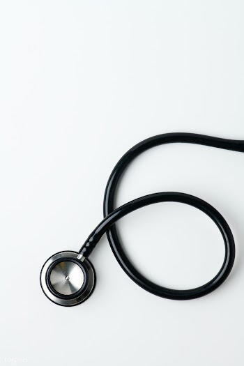 Medical stethoscope on a white background | Free  photo - 2303224